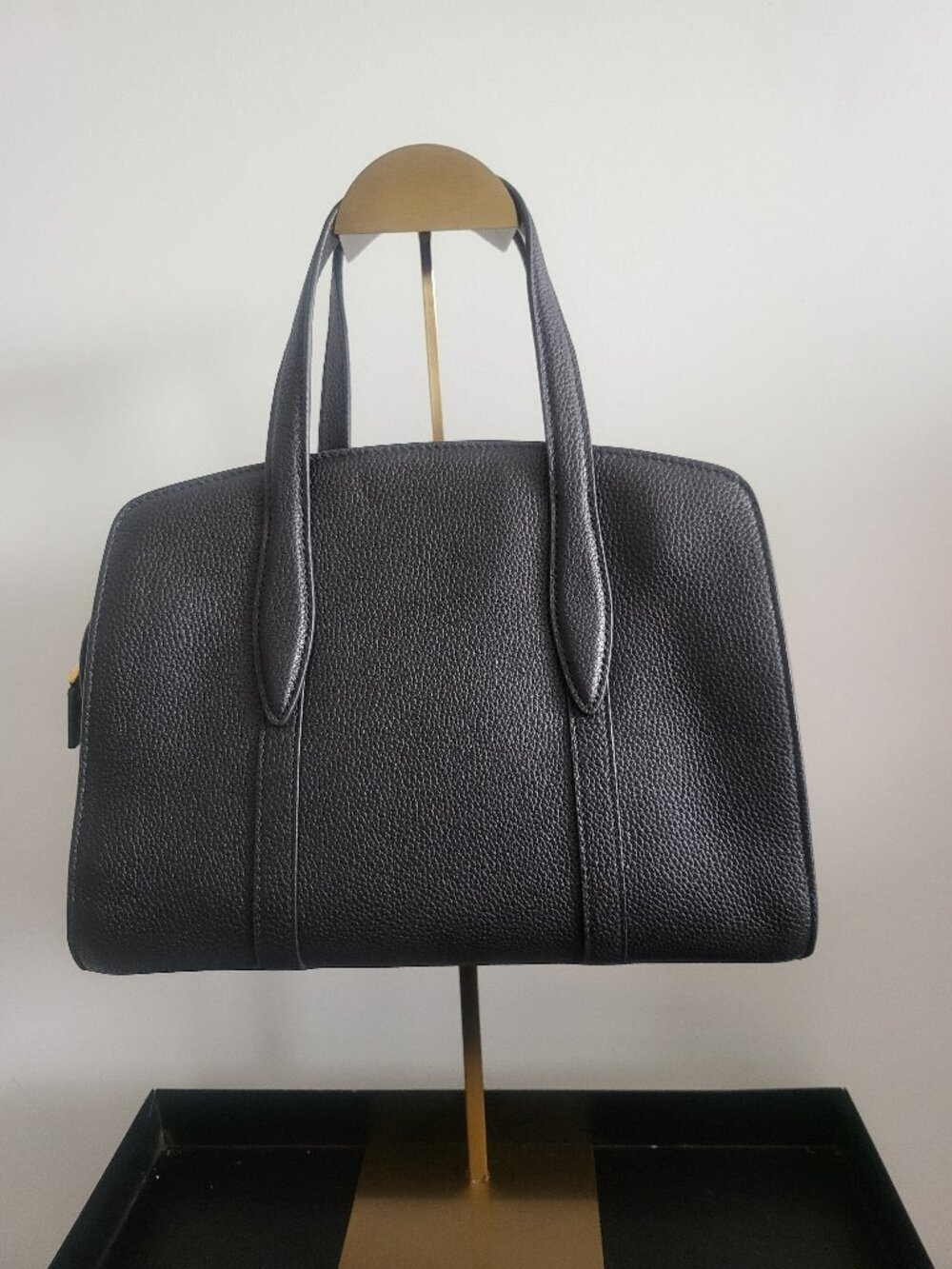 Parisa Wang Black Gabrielle 27 leather top handle bag